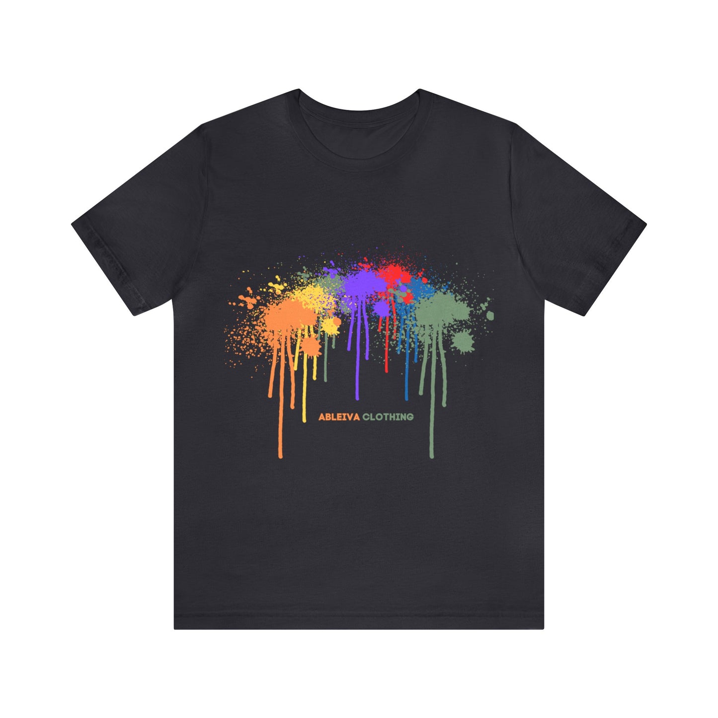 Ableiva (Paint Splash) Jersey Short Sleeve Tee