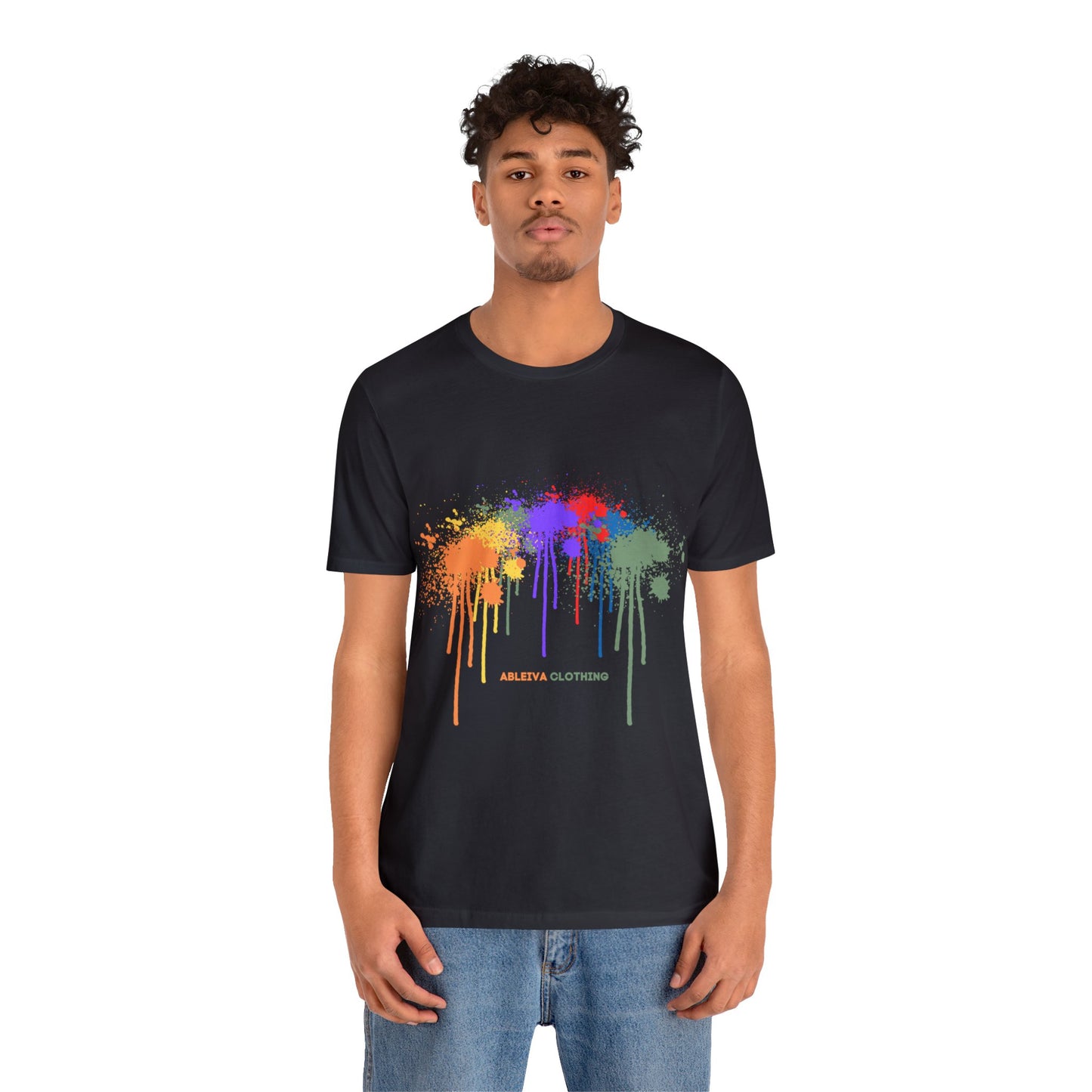 Ableiva (Paint Splash) Jersey Short Sleeve Tee